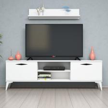 Ferniso Mobilya 160 cm Tv Ünitesi ( Raflı) Full Beyaz
