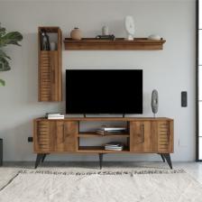 Bimossa G3520 Karla Tv Ünitesi Raflı ve Dolaplı Hat