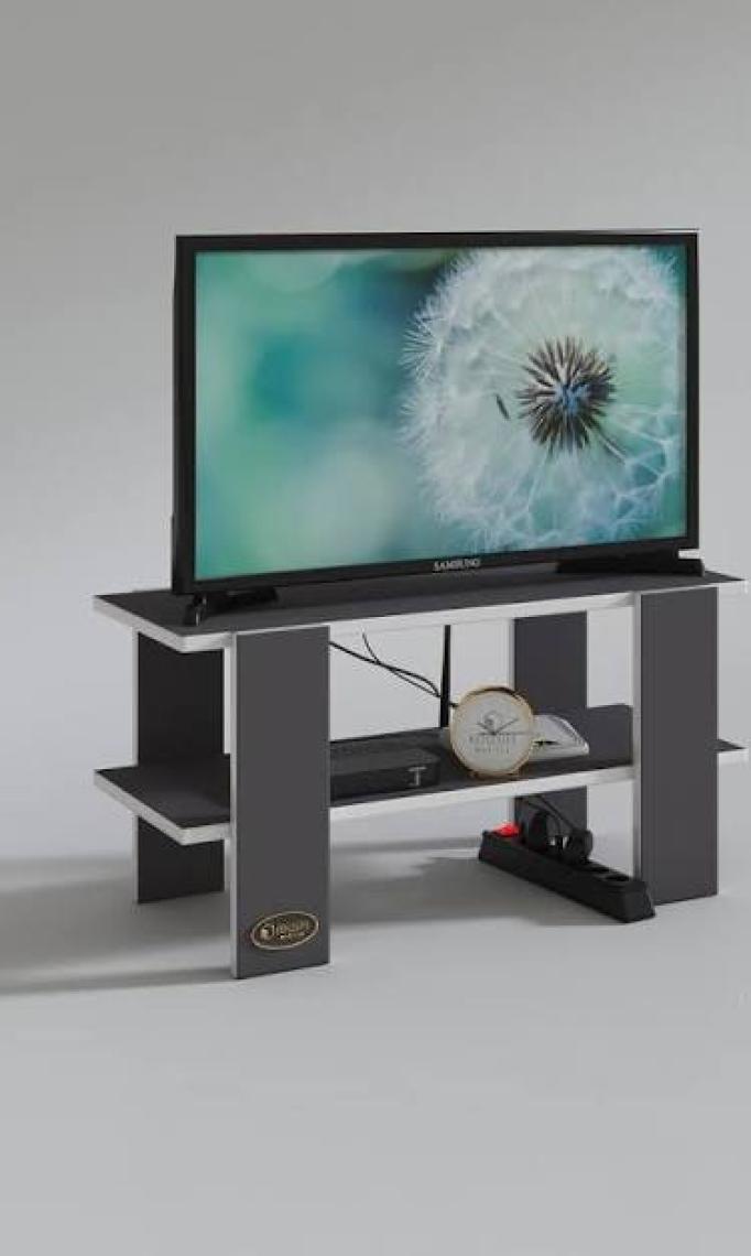 Kenzlife televizyon sehpası bangkok gri 040*080*30 tv ünitesi