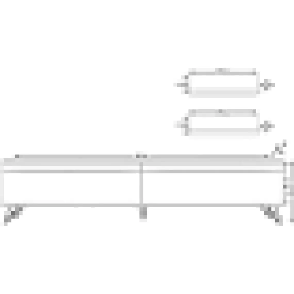 Decoraktiv Eko 4 Mdf Std Retro Tv Ünitesi Tv Sehpası Parlak Beyaz