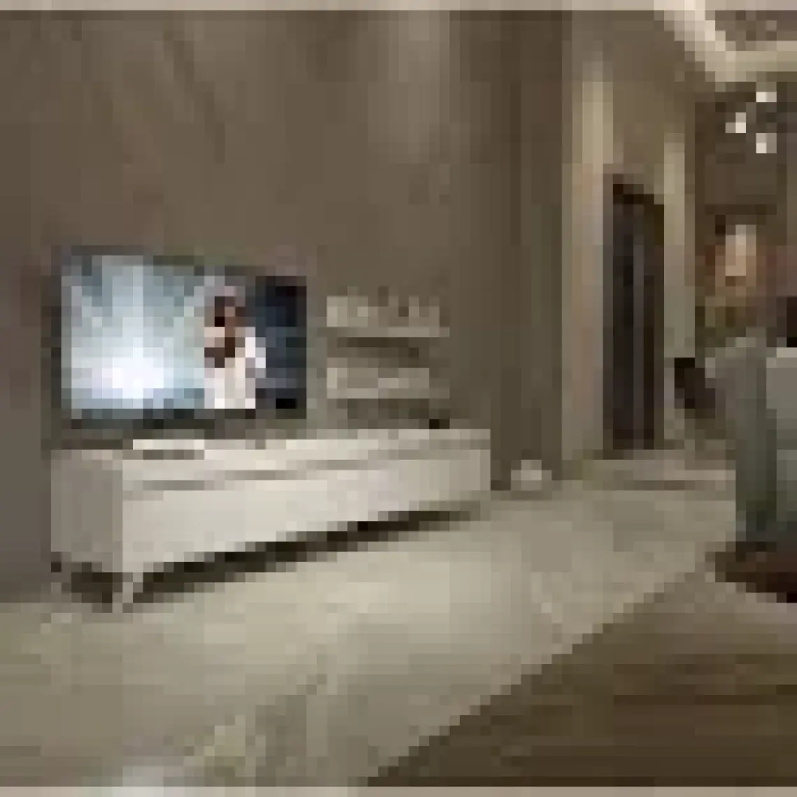 Decoraktiv Eko 4 Mdf Std Retro Tv Ünitesi Tv Sehpası Parlak Beyaz