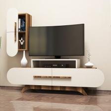 Variant Rose Duvar Raflı Tv Ünitesi Ceviz-Ekru