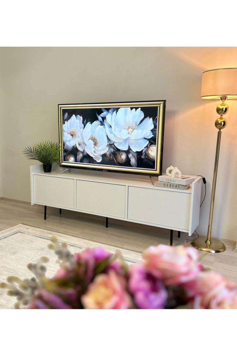 İnarch Dizayn Atlas Beyaz Tv Ünitesi
