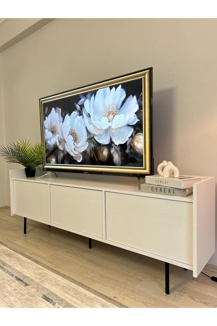 İnarch Dizayn Atlas Beyaz Tv Ünitesi