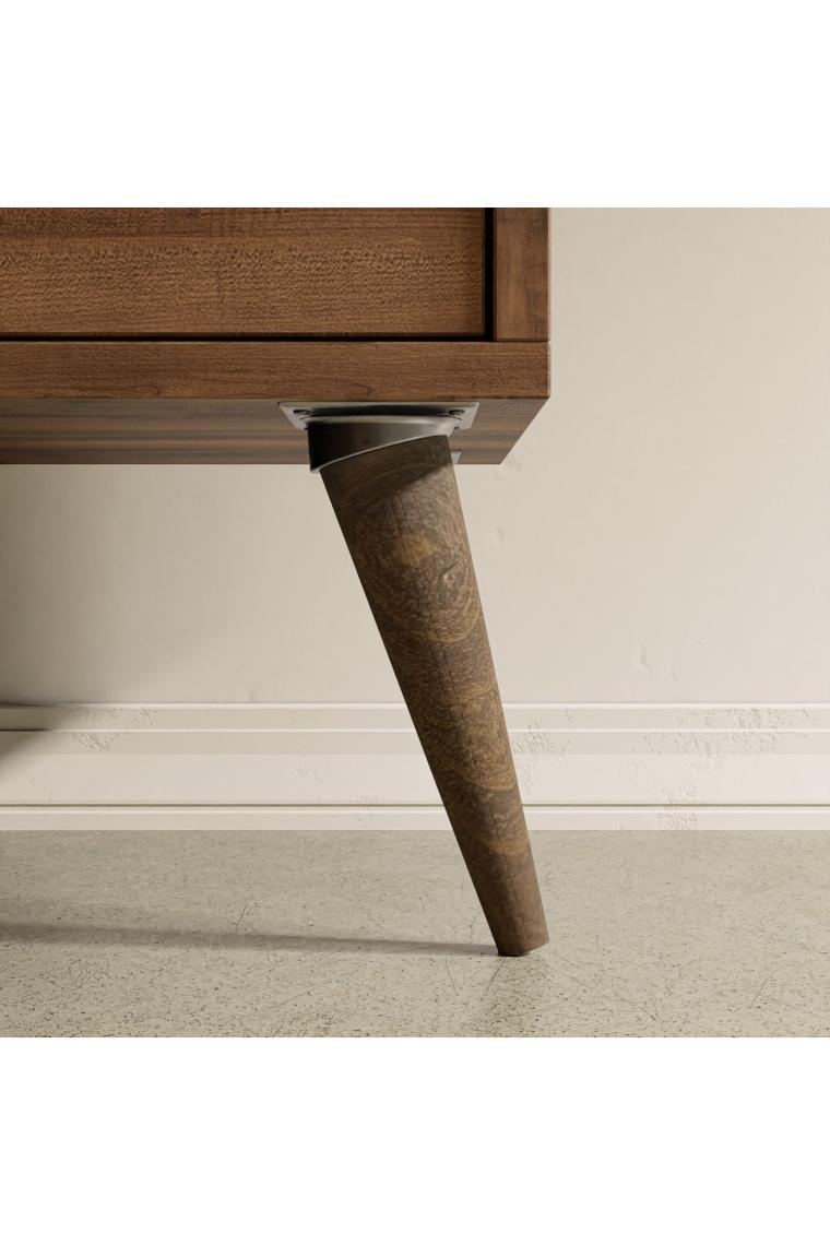 Mezza 1380 Terra 180 cm (Ahşap Ayaklı) Tv Ünitesi Hat - Kaplan