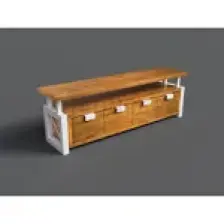 Ntconcept Arona Masif Ahşap Tv Stand - (Genişlik 120CM)