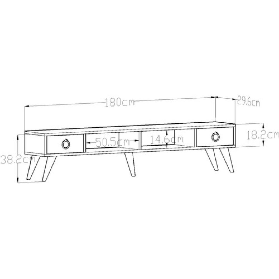 Givayo Lima Tv Ünitesi Ceviz 180 cm