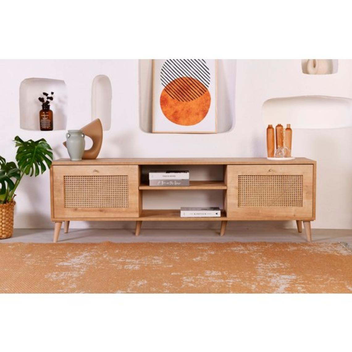Vow Home Living Calvin Hazeran 2kapaklı Tv Ünitesi