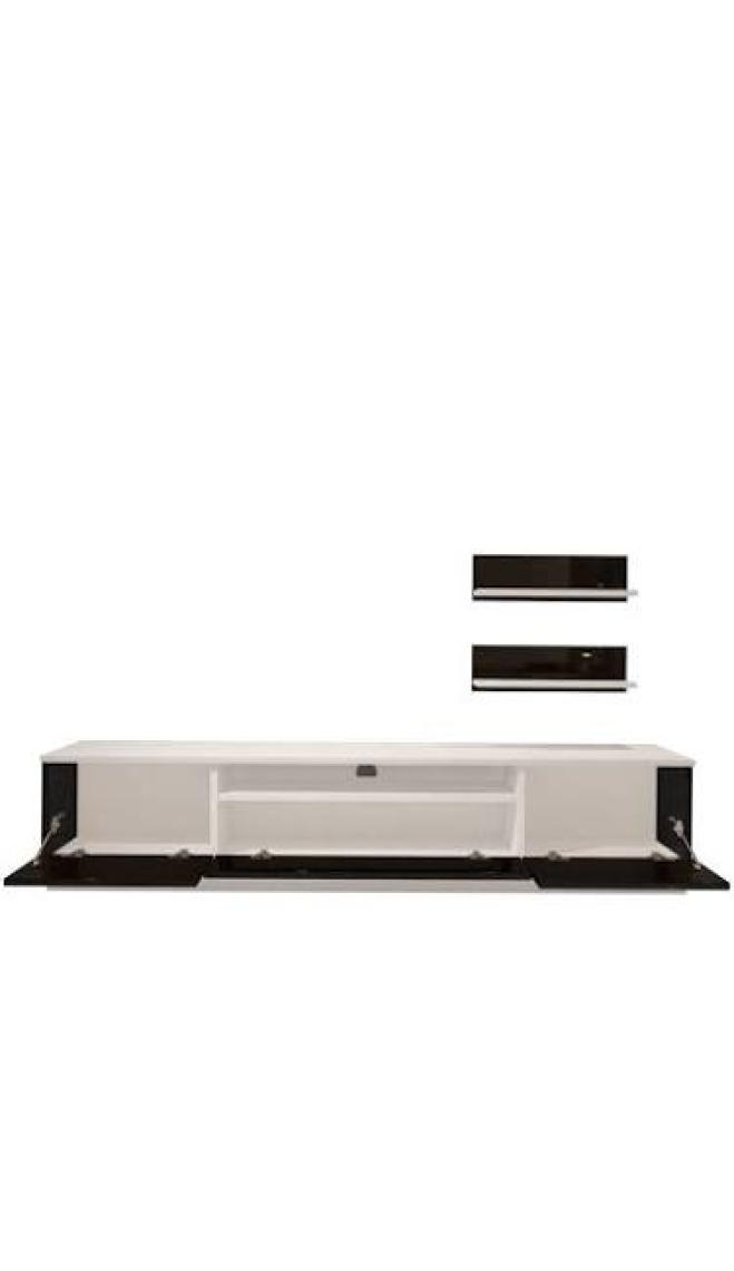 Decoraktiv Trendstyle 4s Mdf Tv Ünitesi Tv Sehpası Beyaz Siyah