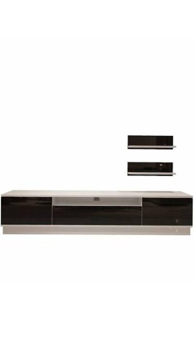 Decoraktiv Trendstyle 4s Mdf Tv Ünitesi Tv Sehpası Beyaz Siyah