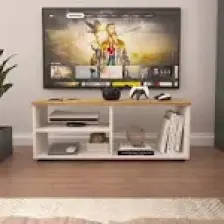 Pratico Tiny Tek Raflı 3 Gözlü Sonomo Beyaz Tv Ünitesi