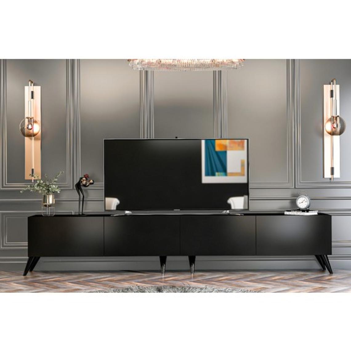Givayo Milan TV Ünitesi – Suntalam, Modern Tasarım, Duvara Monte veya Ayaklı, 240x30x46 cm, Modern Dekorlarla Uyumlu