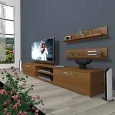 Decoraktiv Eko 4 Slm Dvd Tv Ünitesi Tv Sehpası Naturel Ceviz
