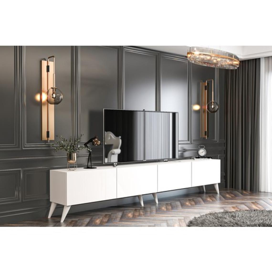 Givayo Milan Tv Ünitesi Duvara Monte - Ayaklı Kullanım 240 cm