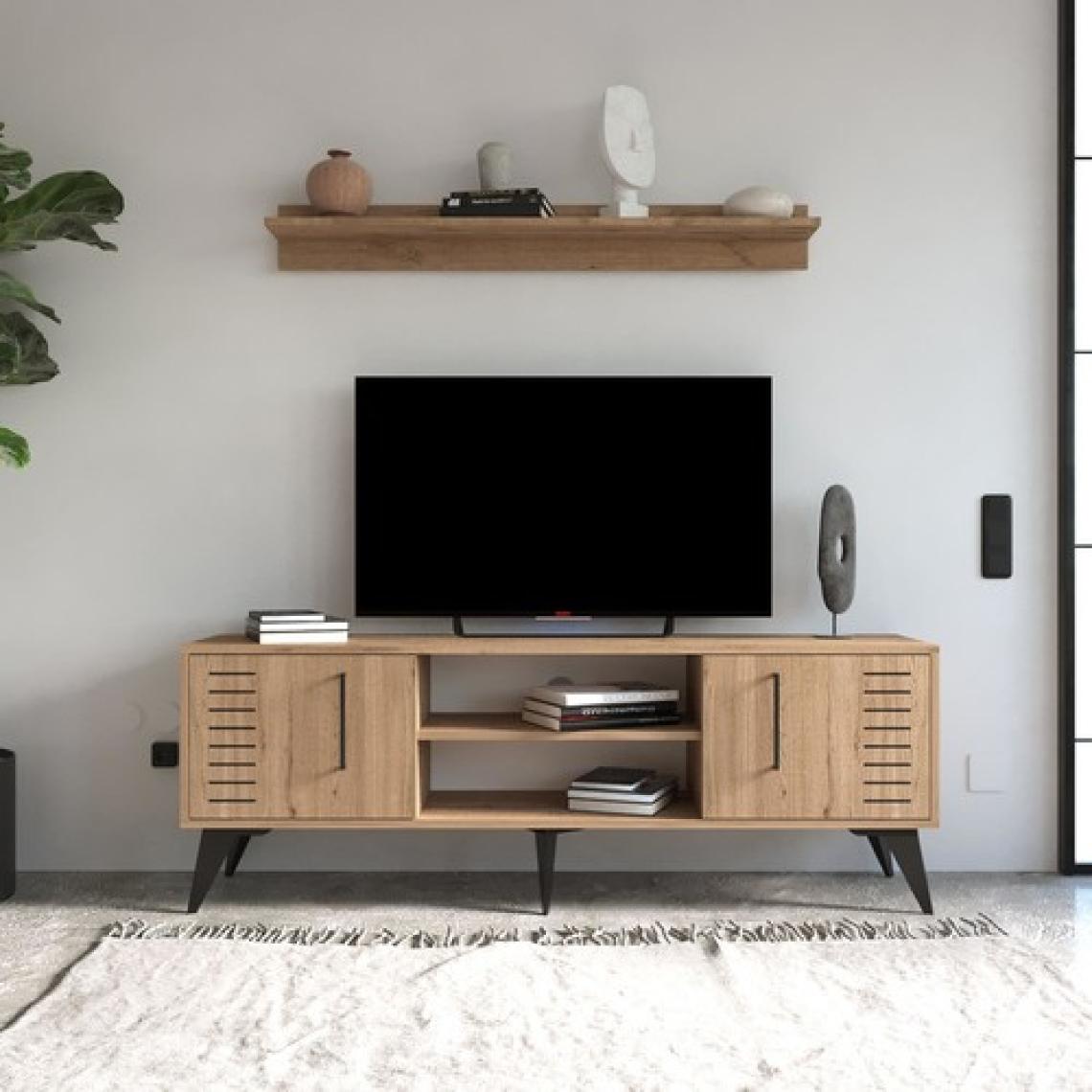 Bimossa G3410 Karla Tv Ünitesi ve Raflı Sepet