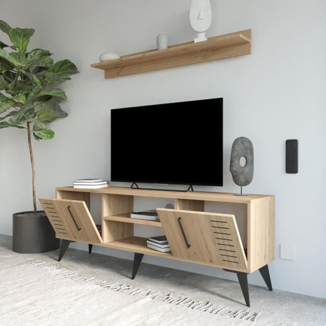 Bimossa G3410 Karla Tv Ünitesi ve Raflı Sepet
