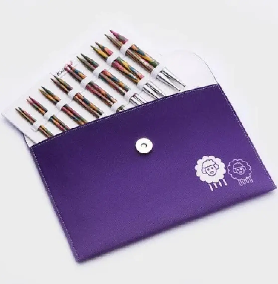 Knitpro Symfonie Deluxe Ahşap Değitşirilebilir Misinalı Şiş Seti - 20613