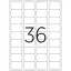 Jokey Kırtasiye 5 TABAKA A4 Laser Etiket Beyaz 45 x 30 mm 36'lı
