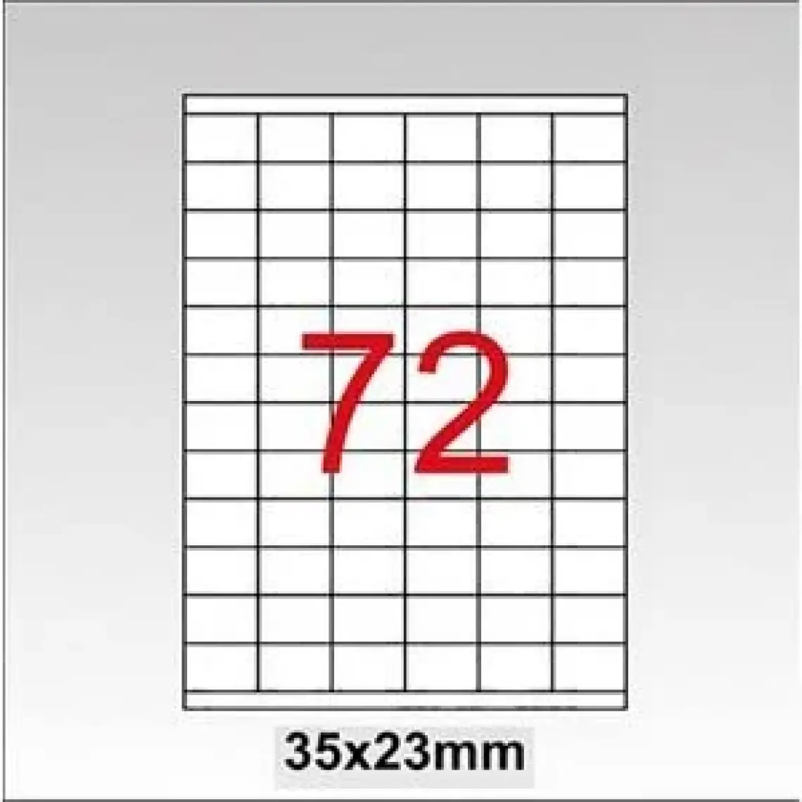Tanex TW-2172 35 x 23 mm Etiket 100 Tabaka