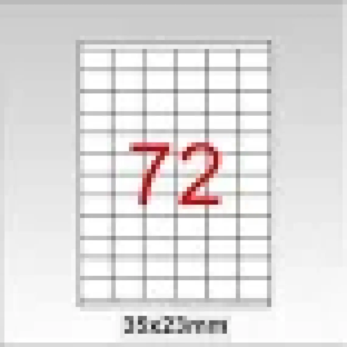 Tanex TW-2172 35 x 23 mm Etiket 100 Tabaka
