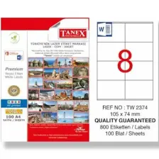 Tanex Tw-2374 105 Mm X 74 Mm 100 Sayfa Lazer