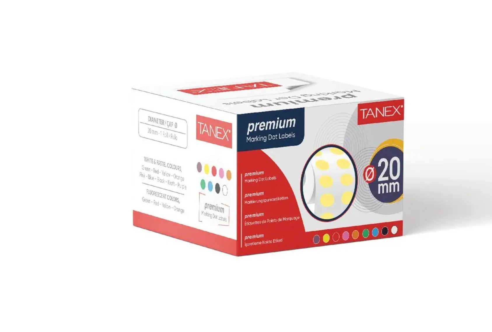 Jokey Kırtasiye Nokta Etiket 20 mm Sarı