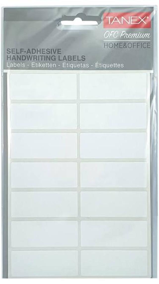 Tanex OFC-114 19x50 Mm Beyaz Ofis Etiketi 10 sayfa