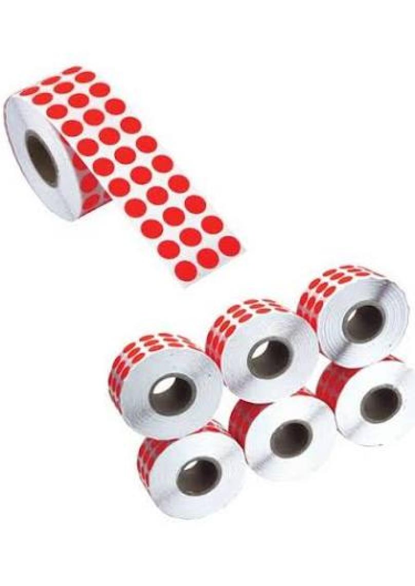 Jokey Kırtasiye Nokta Etiket 20 mm Kırmızı