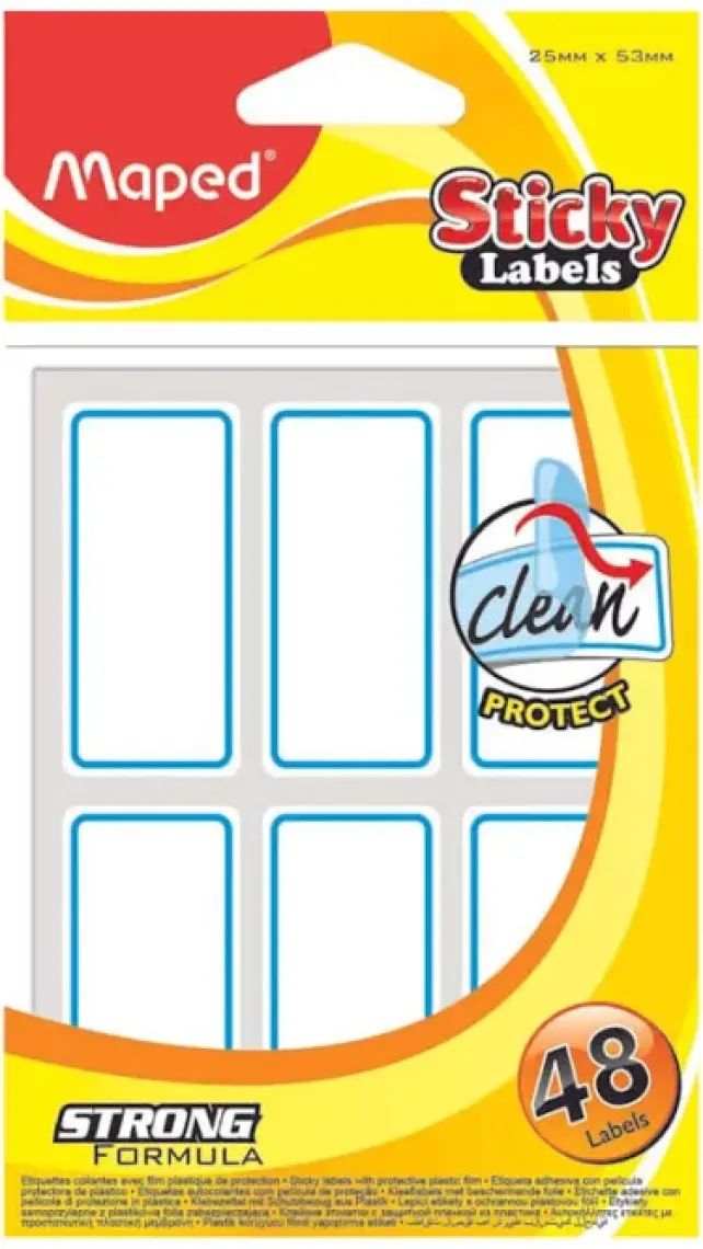 Maped Yapışkanlı Etiket 25X53 774110