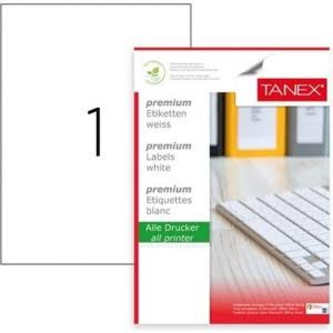 Tanex Lazer Etiket 210*297 Tw-2000
