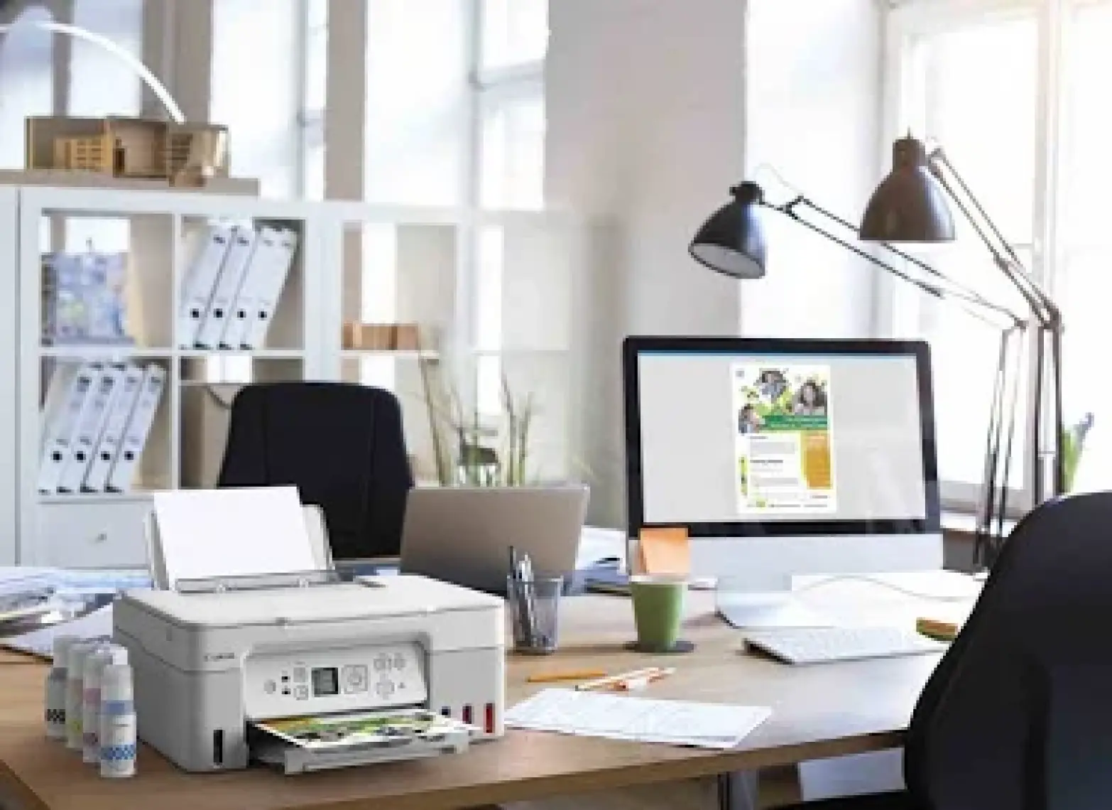 Canon PIXMA G3470 Çok Fonksiyonlu Renkli Mürekkep Tanklı Beyaz Yazıcı/Tarama + Fotokopi/Wifi (Canon Eurasia Garantili)
