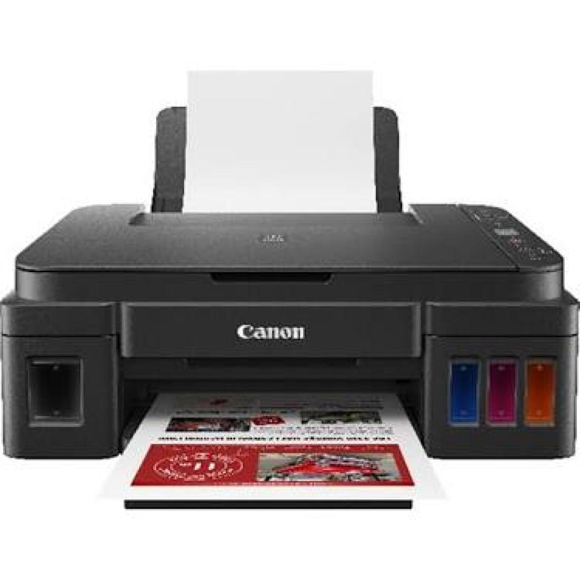 Canon Pixma G3410 Wi-Fi + Tarayıcı + Fotokopi Renkli Çok Fonksiyonlu Tanklı Yazıcı
