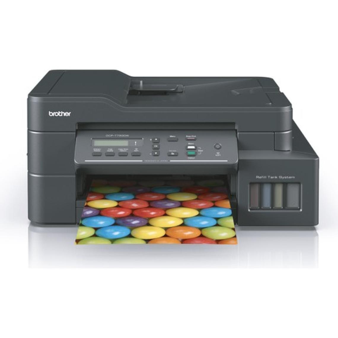 Brother DCP-T720DW Yazıcı-Tarayıcı-Fotokopi Wi-Fi Renkli Mürekkepli Tanklı Yazıcı 17ipm A4