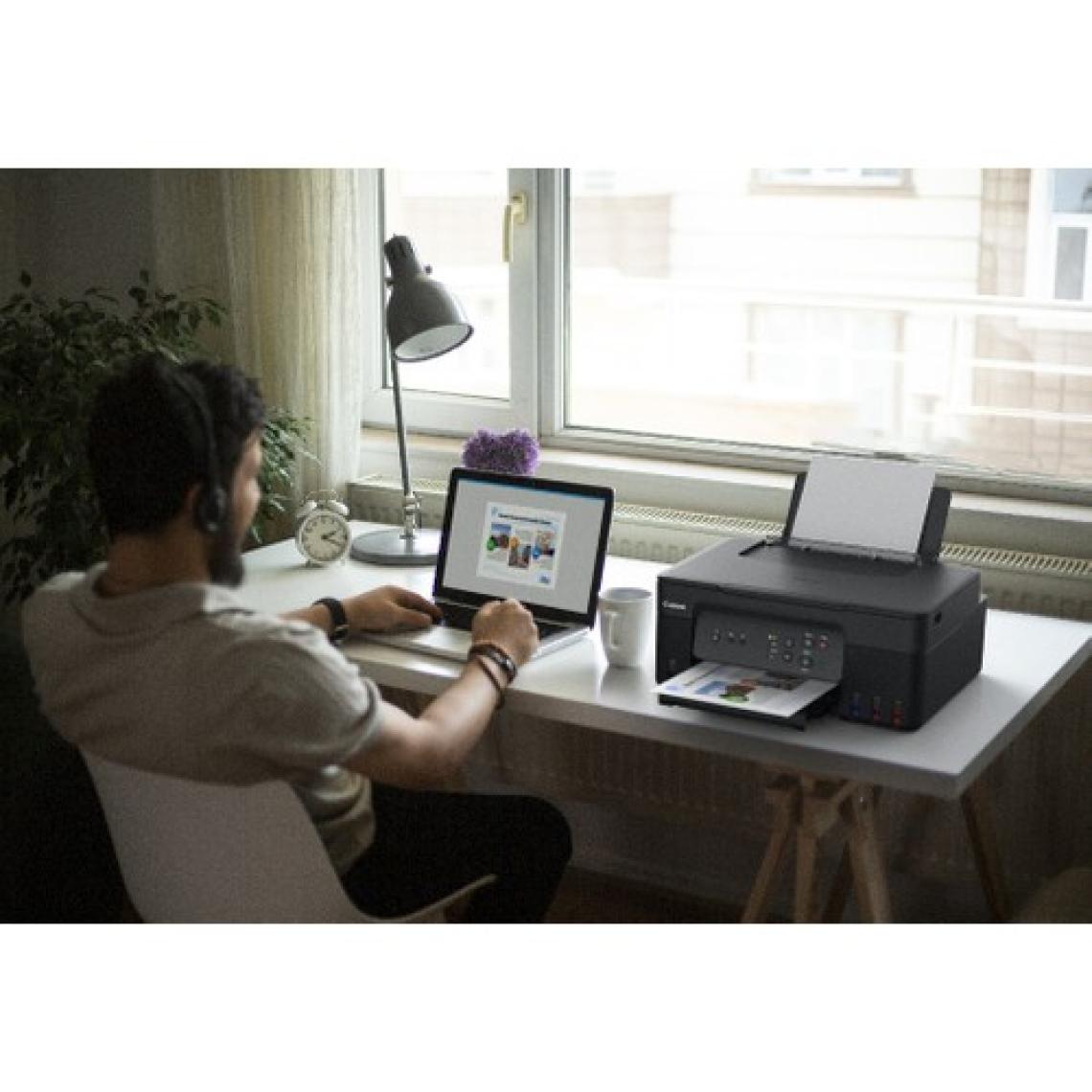 Canon G3430 Wi-Fi + Tarayıcı + Fotokopi Renkli Çok Fonksiyonlu Tanklı Mürekkep Püskürtmeli Yazıcı (Canon Eurasia Garantili)