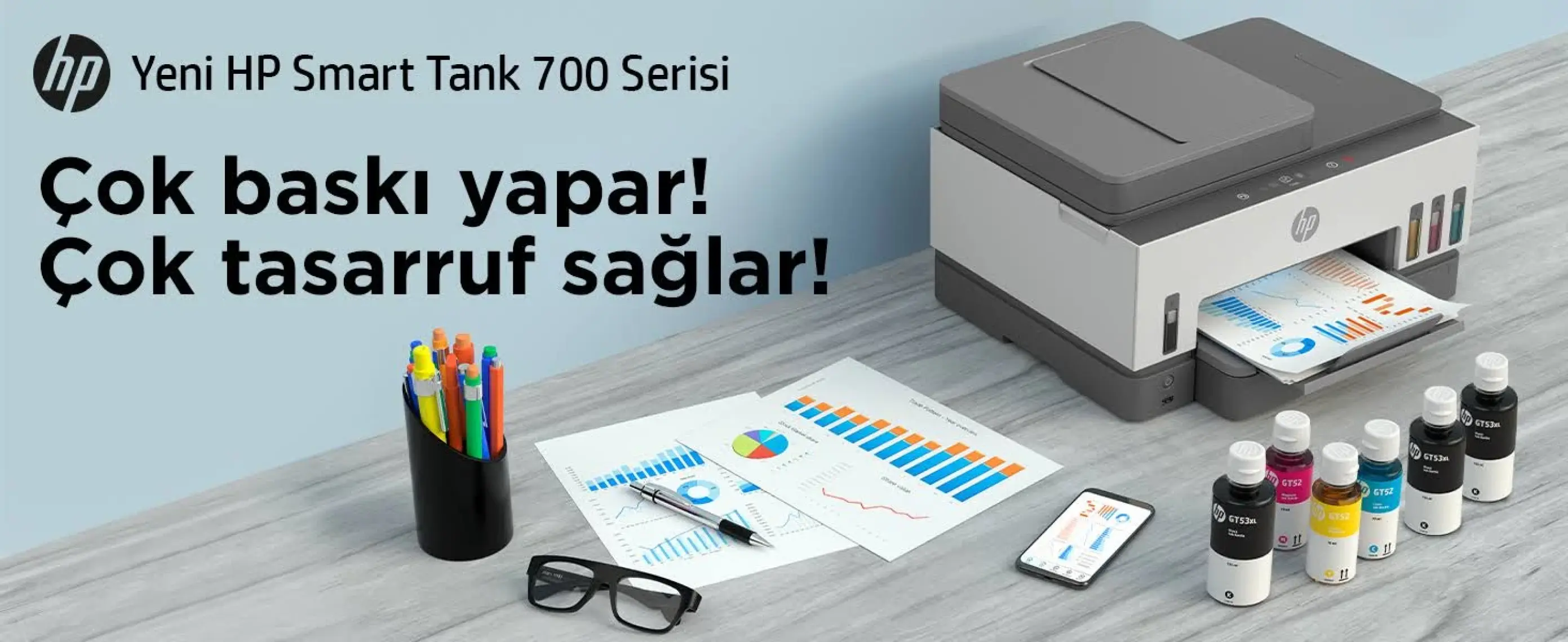 HP Smart Tank 790 Yazıcı Tarayıcı Fotokopi Faks Wifi Çok Fonksiyonlu Tanklı Yazıcı 4WF66A