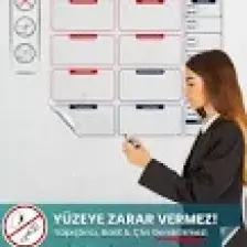 Pi Papers Haftalık Planlayıcı, Yüzeye Zarar Vermeyen Sihirli Inovatif Akıllı Kağıt, Saatlik Planlayıcı