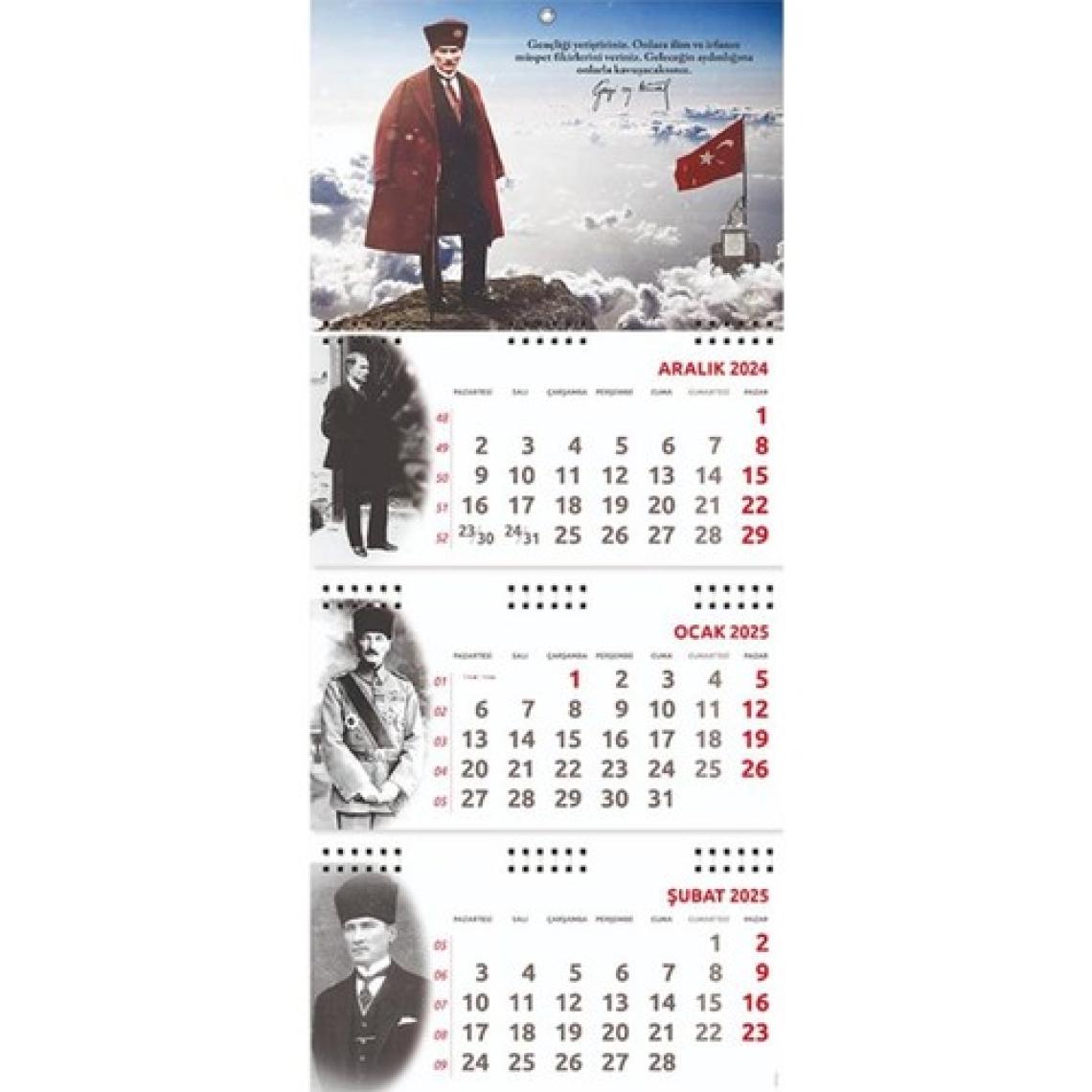Halk Kitabevi 2025 Atatürk Gemici Duvar Takvimi - Sakarya