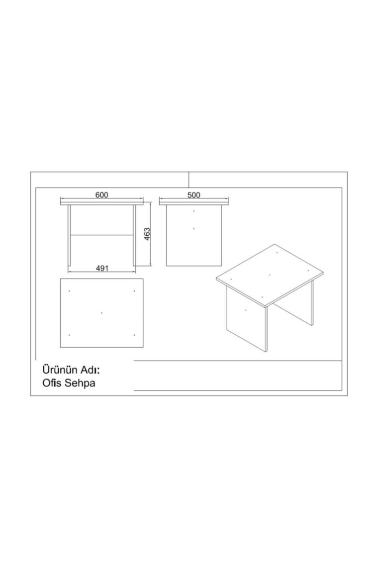 Robin Home Verona Abcdef Ofis Büro Masa Takımı