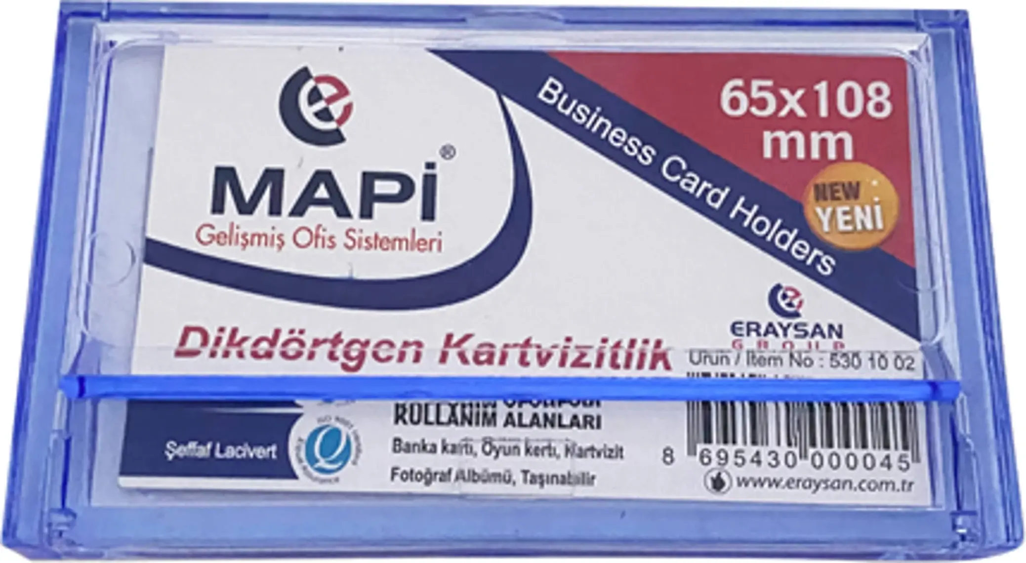 Mapi Kartvizitlik Dikdörtgen 65Mmx108Mm Şeff.Lcv. (1 Adet)