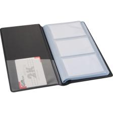 2K Biala 3 Sıralı 120 Kart Kapasiteli Kartvizitlik 12 x 21 cm Siyah