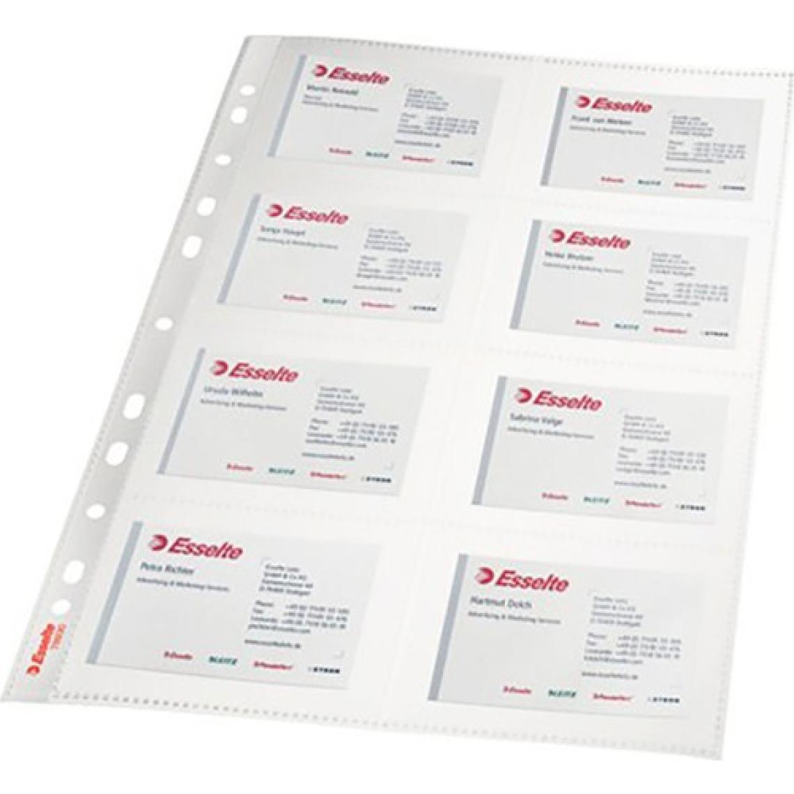 Esselte Kartvizit Poşeti (10 Adet) Şeffaf 78930
