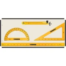 Hatas 01545  Tablalı Sınıf Cetvel Takımı 4'lü