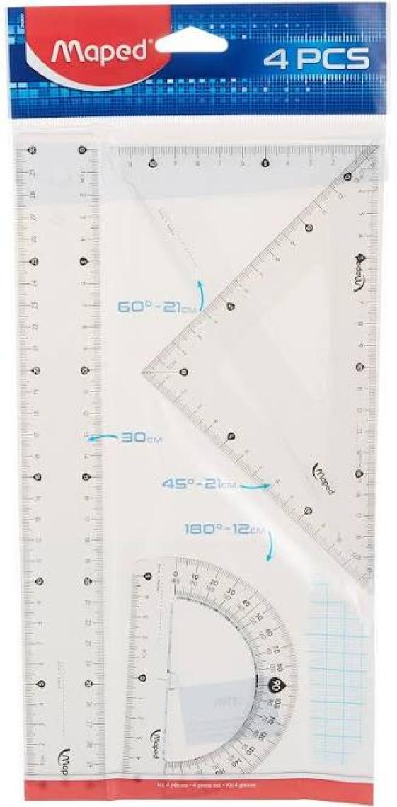 Maped Maxi Flex 4'lü Cetvel Seti 244304 2'li Paket