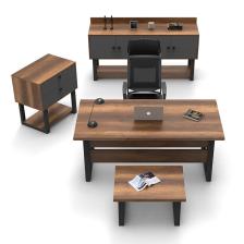 Yurudesign Marken Abcd Ofis Büro Masa Takımı Barok-Antrasit