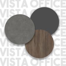 Yurudesign Vista A Ofis Masası 180CM*90CM Kahve-Beton-Antrasit Vs1-Cga