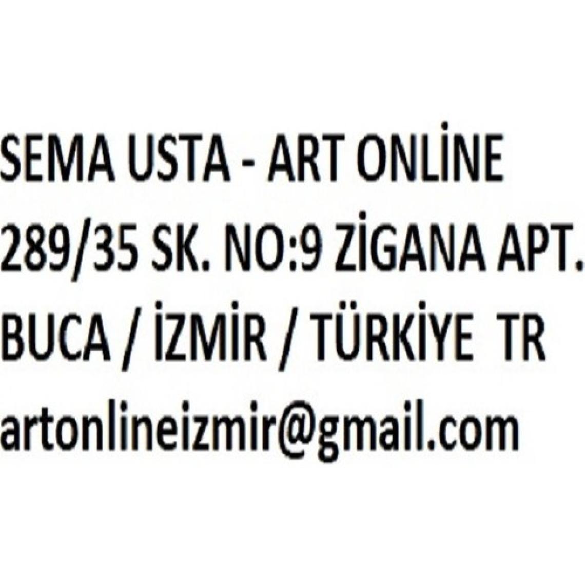Art Online Masa Isimliği - Masaüstü Isimlik - Isimlik - Cam Isimlik - Cam Masaüstü  Isimlik