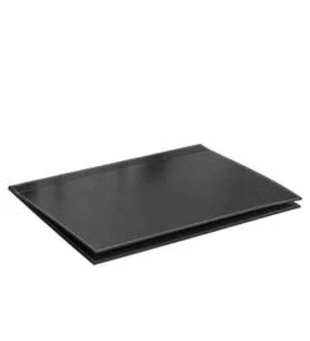 Prozenis Osmanbey Siyah Deri 10 Parça Sümen ve Masa İsimliği Seti 49x36 cm – Şık ve Profesyonel Ofis Kullanımı