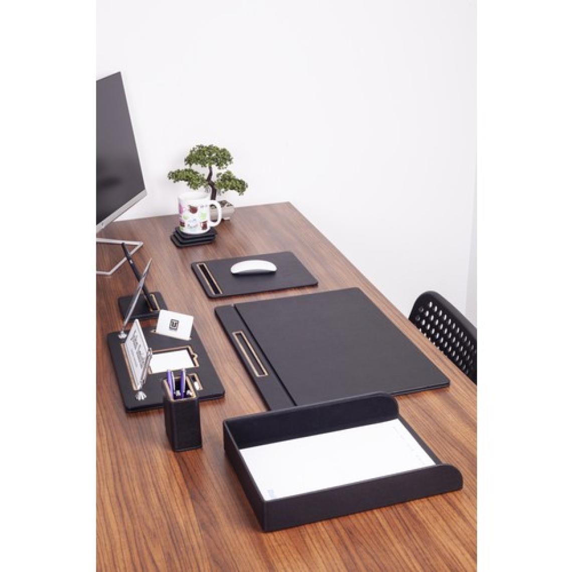 Turgut Office Royal Deri Sümen Takımı 7 Parça Kapaklı Model