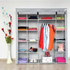 Prado Stark Xtra Çift Yandan Raflı Çelik Profil Bez Dolap Lacivert