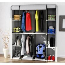 Kalyon Home Lux Çelik Profilli Çok Raflı Bez Dolap Kumaş Gardırop